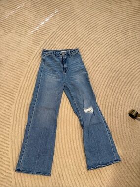 Noend Wide Leg Crop Jeans Size 25